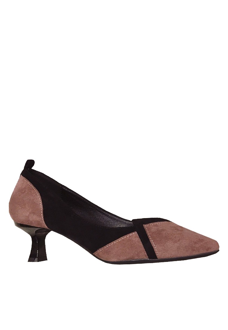 Microfiber Suede Mid Heels VL66620