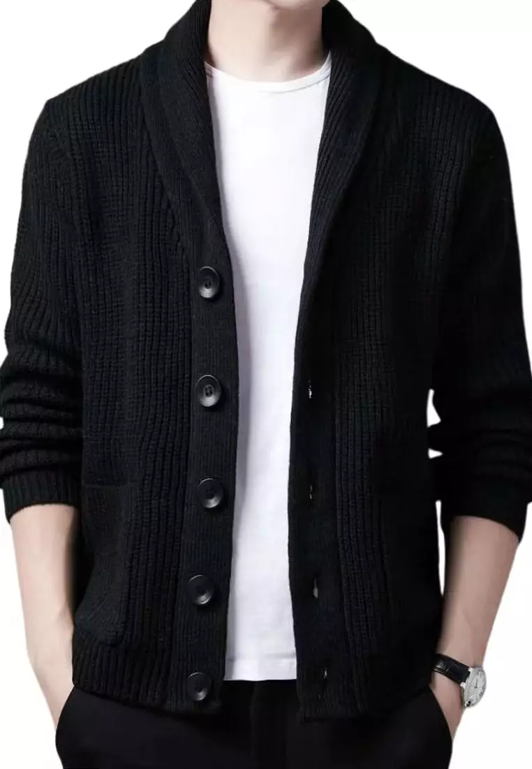 Jacquard Knitted Cardigan HT2531