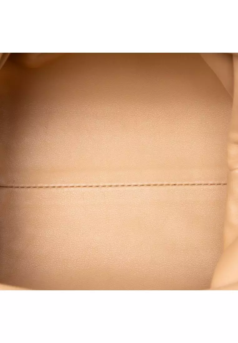 Pre-Loved Bottega Veneta Lambskin The Mini Pouch Crossbody