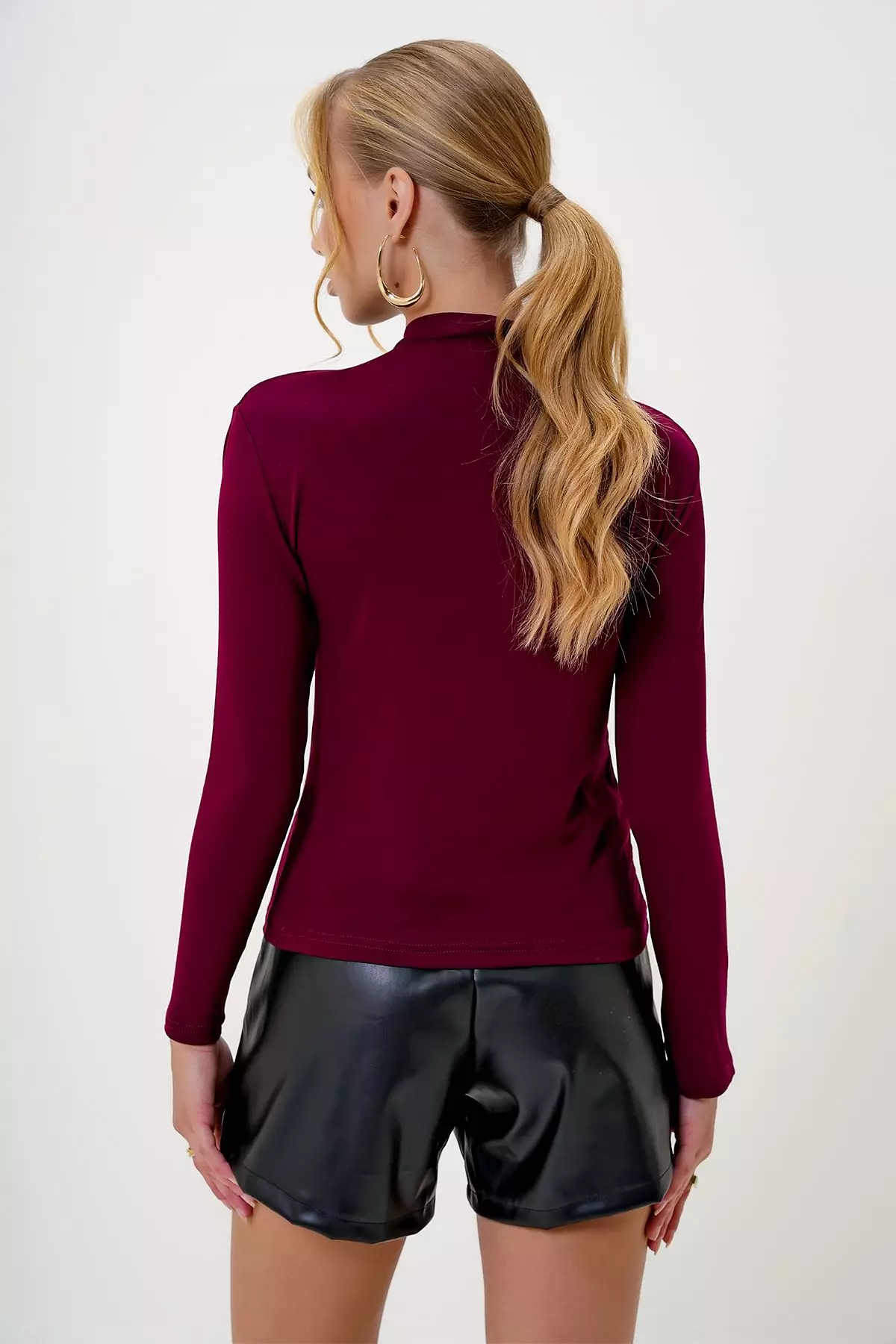 Mock Neck Top