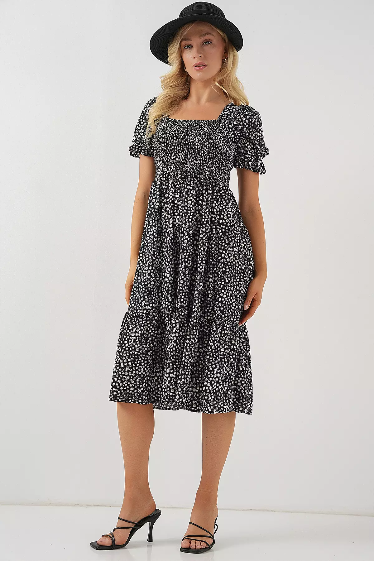 Viscose Midi Dress