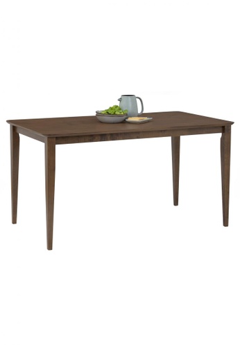 DoYoung brown TAHLIA (140cm Walnut) Dining Table 9CC01HL21558C0GS_1