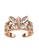 Her Jewellery Butterfly Aine Ring (Rose Gold) - Made with Swarovski Crystals F5695AC673FCA3GS_2