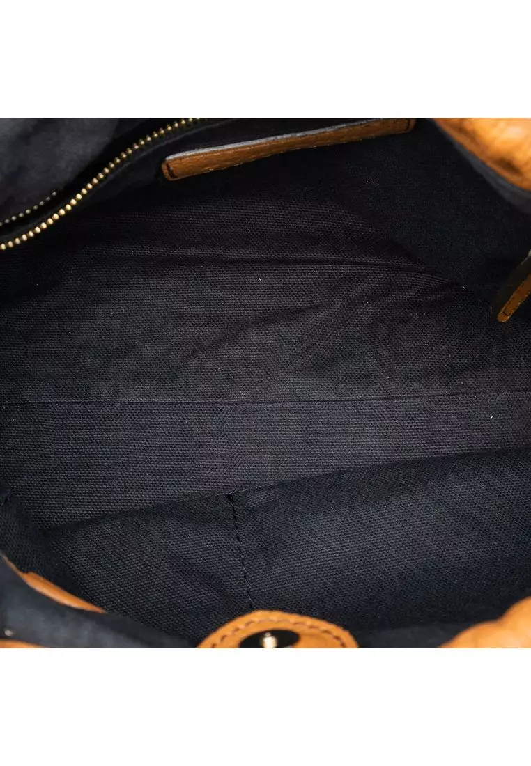 Pre-Loved Burberry House Check Canvas And Calfskin Little Crush Crossbody
