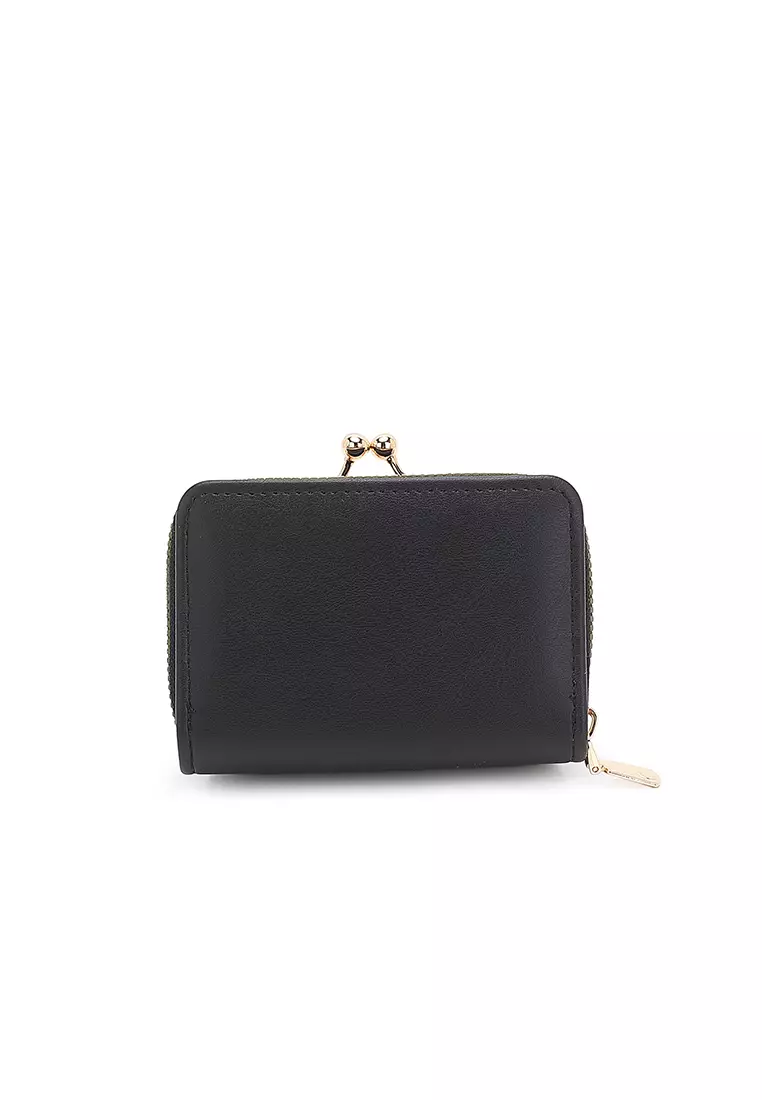 Women's Short Wallet / Purse - Black