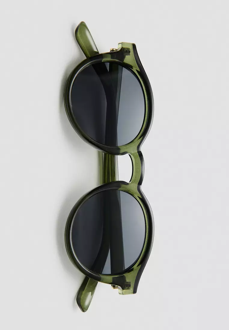 Semi-Transparent Frame Sunglasses