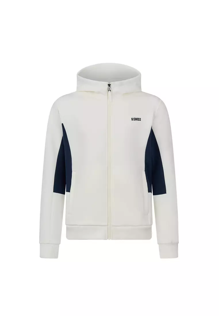 男裝 K-SWISS LOGO BLOCKCORE 拼色連帽外套