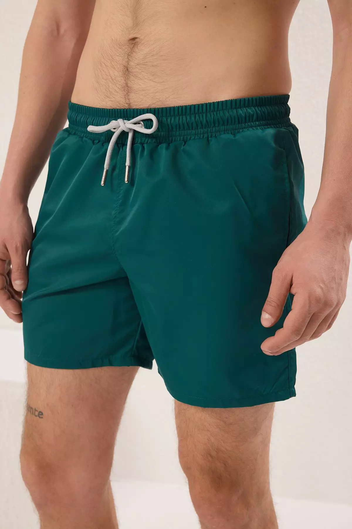 Emerald Green Regular Standard Swimsuit Swim Shorts TMNSS20DS0023