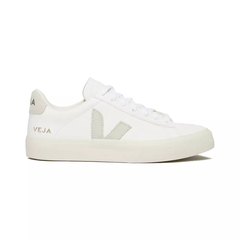 Jual Veja Veja Campo Chromefree Low-Top Sneakers Suede Logo Extra White ...