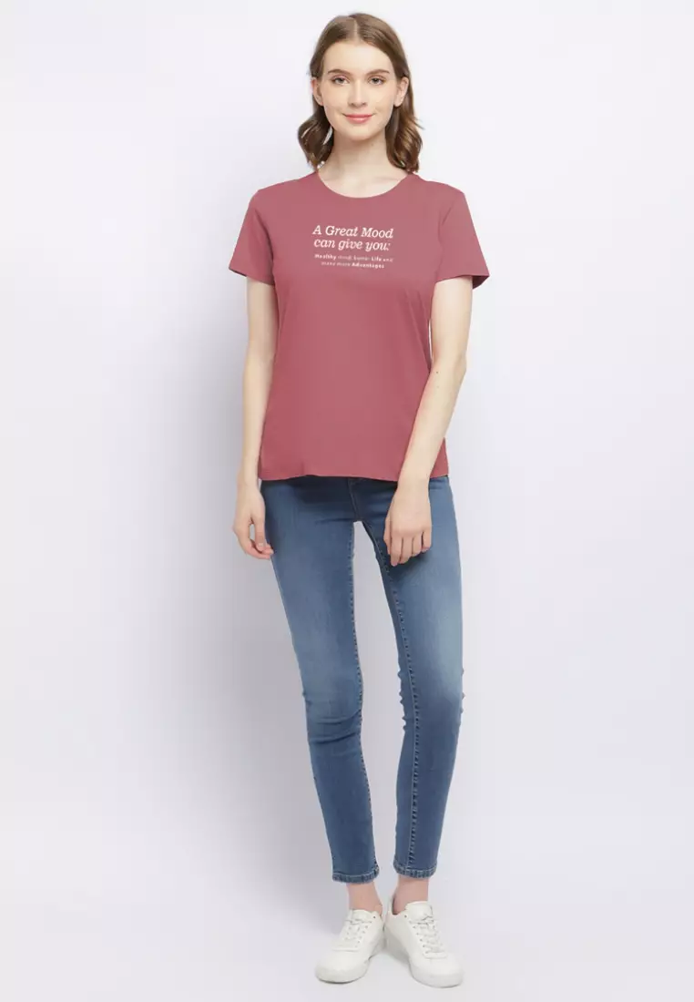 Jual C2 Outfitters C2 Jeans - Niguel Pink T-Shirt Original 2026 ...