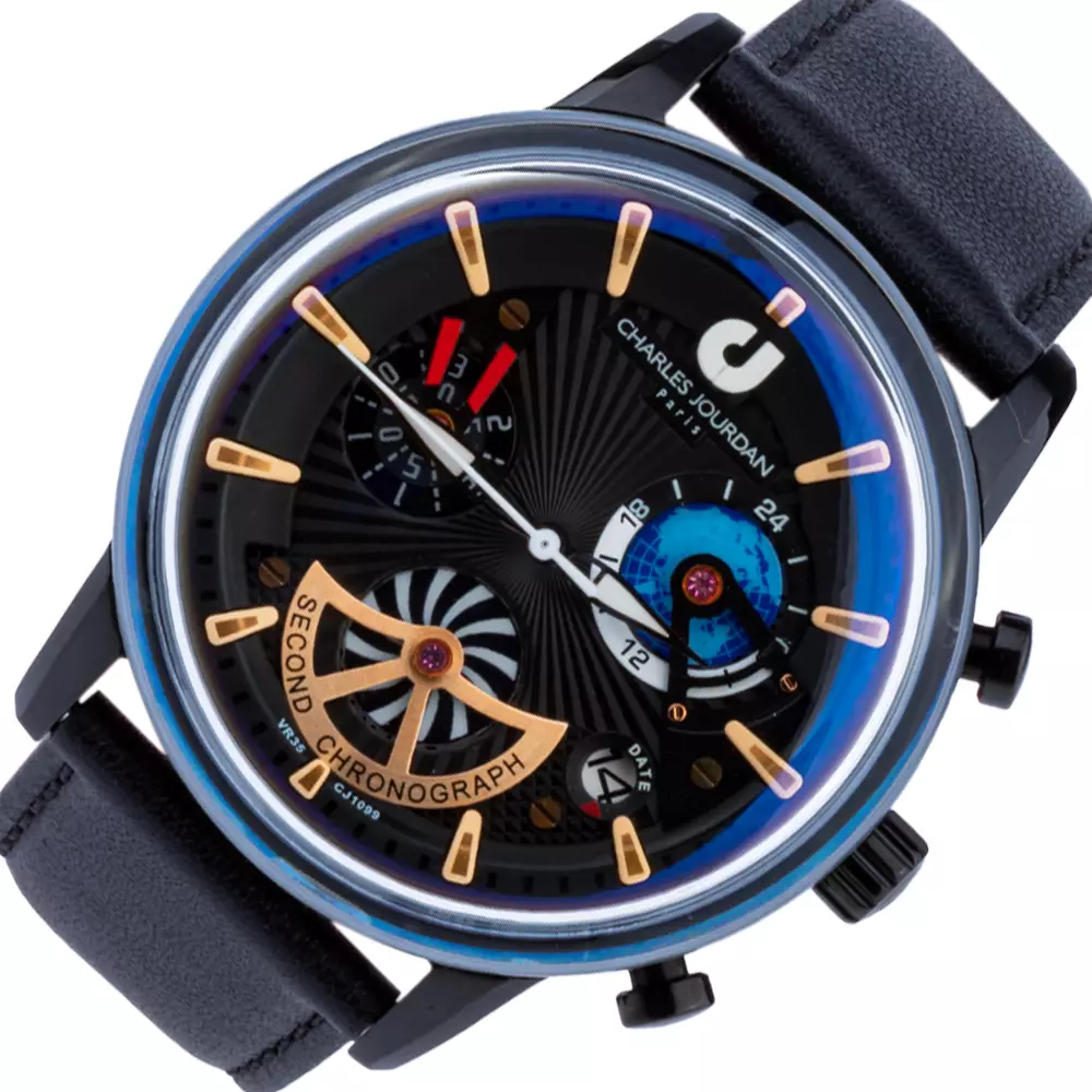 Jam Tangan Pria Charles Jourdan CJ1099-1732C Black