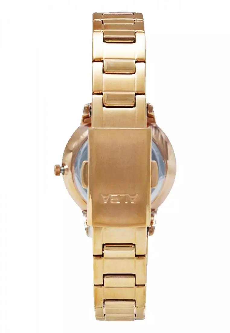 Jam Tangan Wanita Alba Original Garansi Resmi AH7R46 AH7R46X1 Strap Stainless Steel Rose Gold