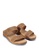 Louis Cuppers brown Comfort Slip On Sandals 85F6BSH97D6658GS_2