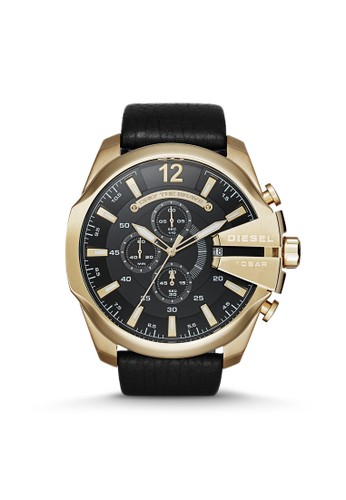 Mega Cesprit旗艦店hief四時區計時腕錶 DZ4344, 錶類, 時尚型