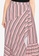 Nichii pink Stripe Wrap Front Flare Skirt 7A7B7AA2CAAA6DGS_2