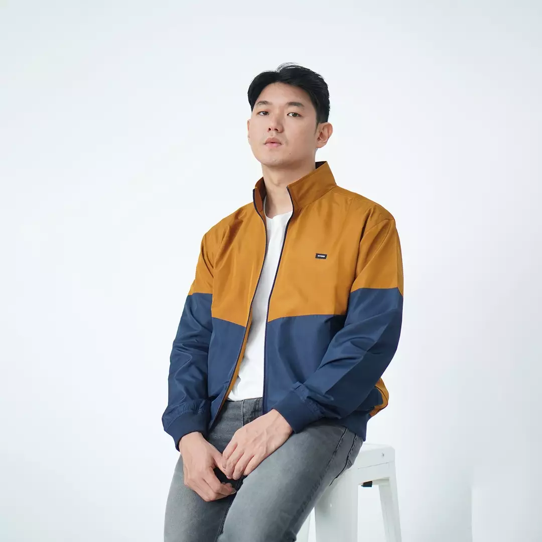 Ryusei Windbreaker Jacket Kasai Mustard - Jaket Parasut