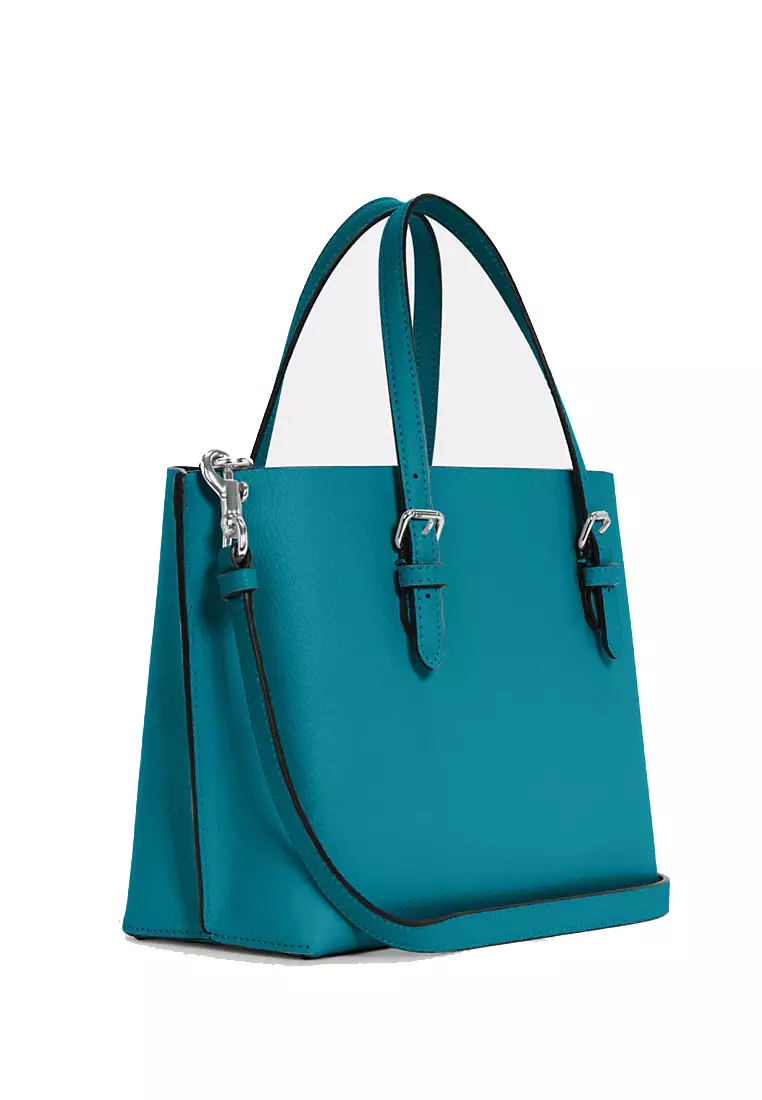 Coach teal 2024 tote