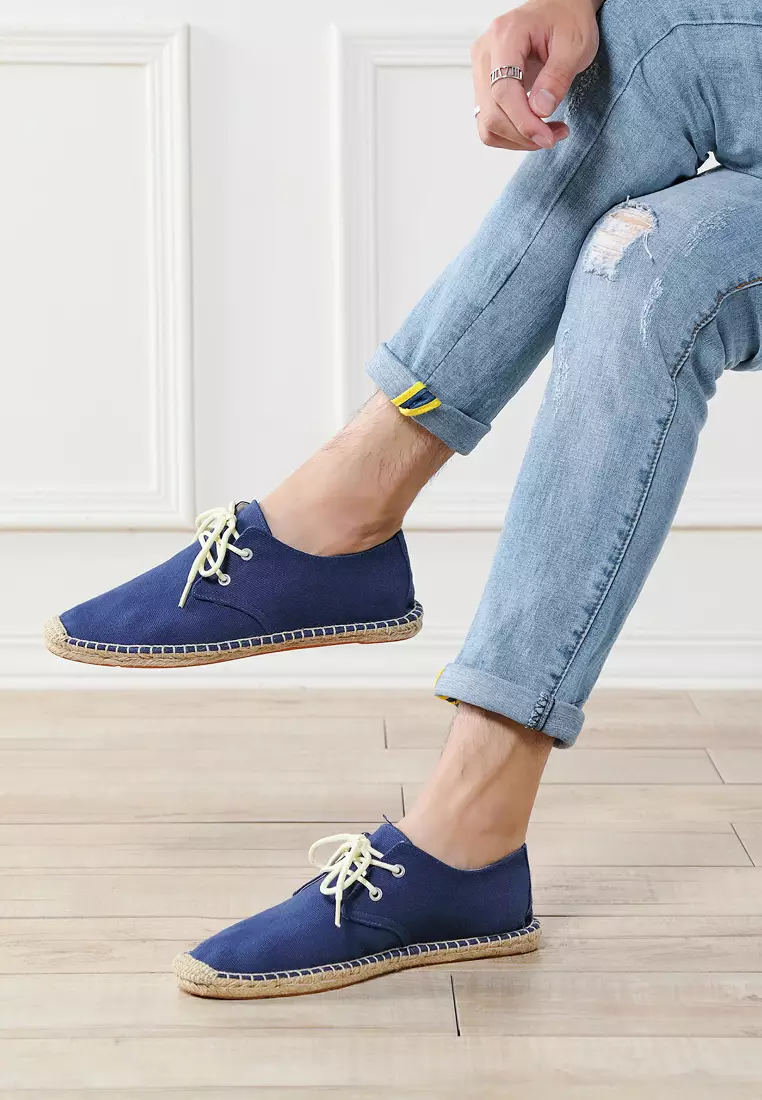 Lace Up Canvas Espadrilles QZ-S55