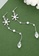 ZITIQUE silver Women's Winter Snow flower Drop Earrings - Silver 88B46ACC27FF82GS_4
