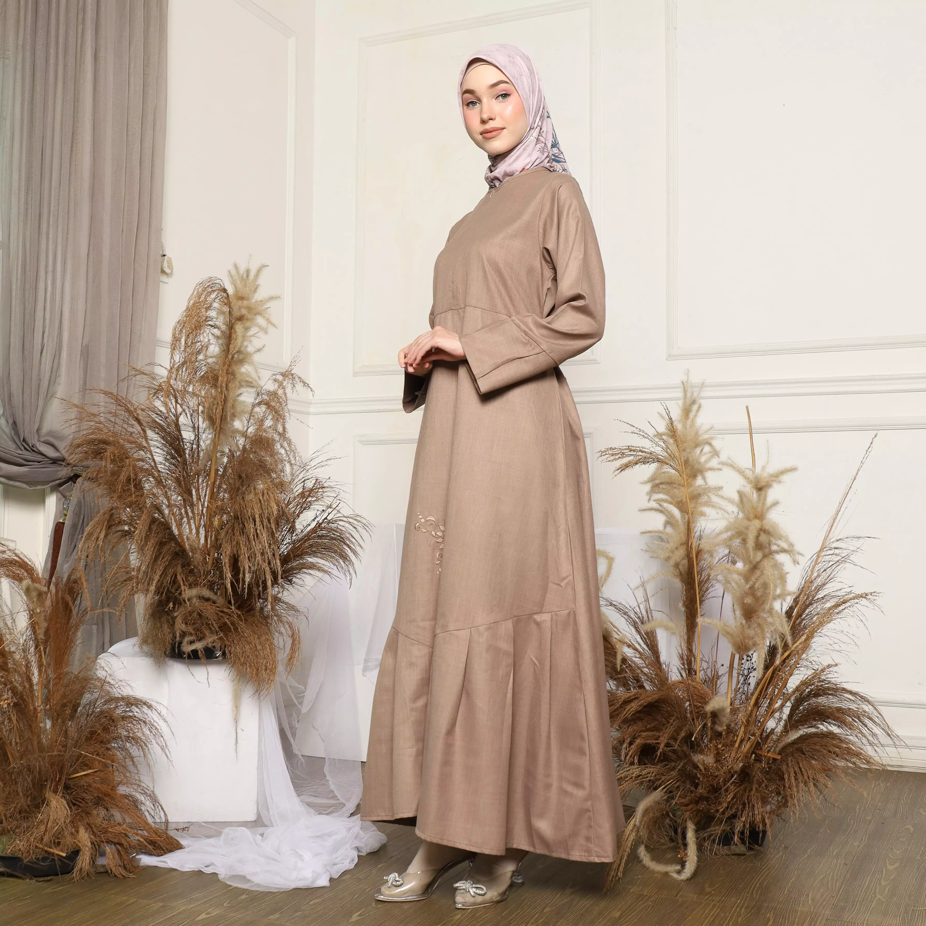 Gamis Sarimbit Wanita GMS 06 Mocca