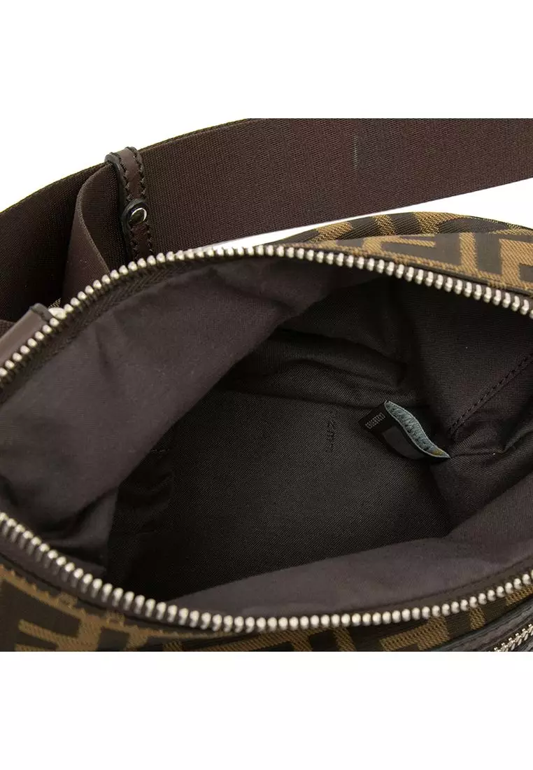 Pre-Loved Fendi Zucca Canvas Crossbody