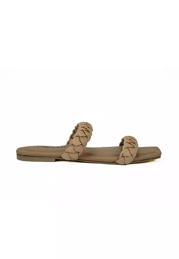 Discount on Cardam's Lifestyle  shoes - SKU: Eclb  Ndm 00168 Beige Flat Sandals