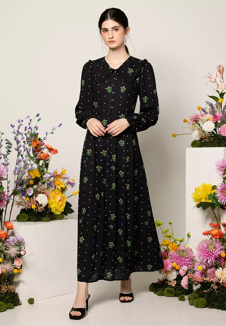 Polyester shop floral dress