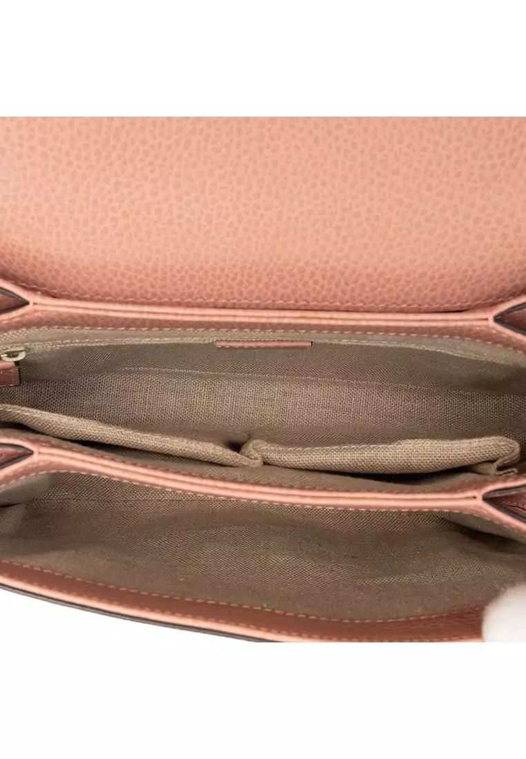 Pre-Loved Gucci Small Dollar Calf Interlocking G Satchel