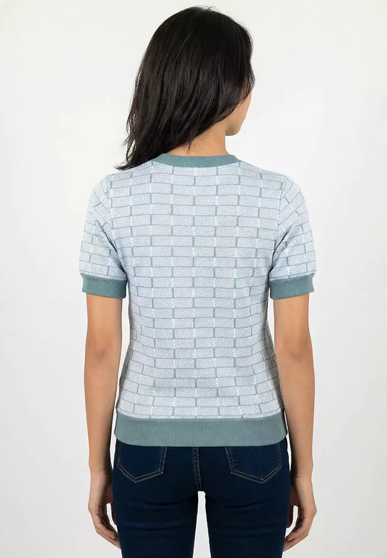 Raylee Jacquard Textured Top