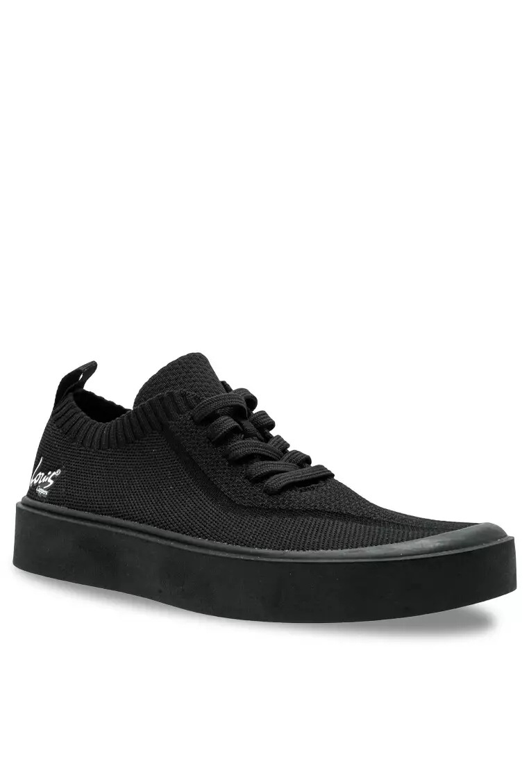 Women Lace up Knitted Lifestyle Sneakers - 240181009