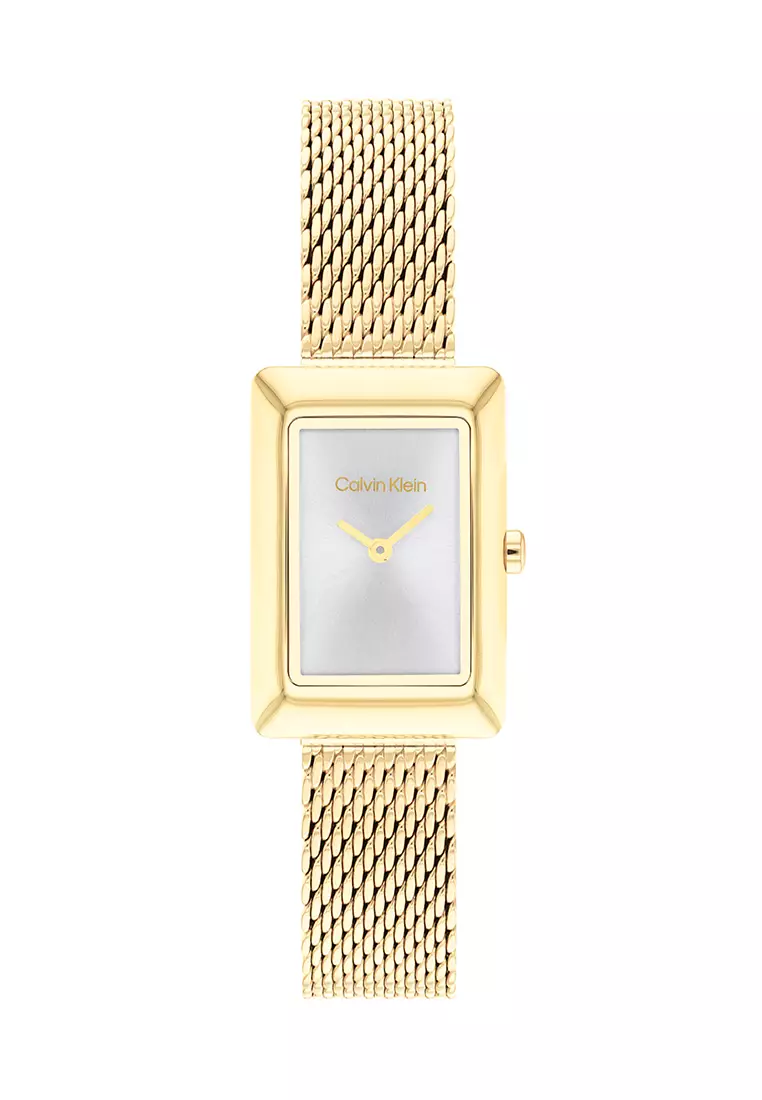 Calvin klein rectangular online watch