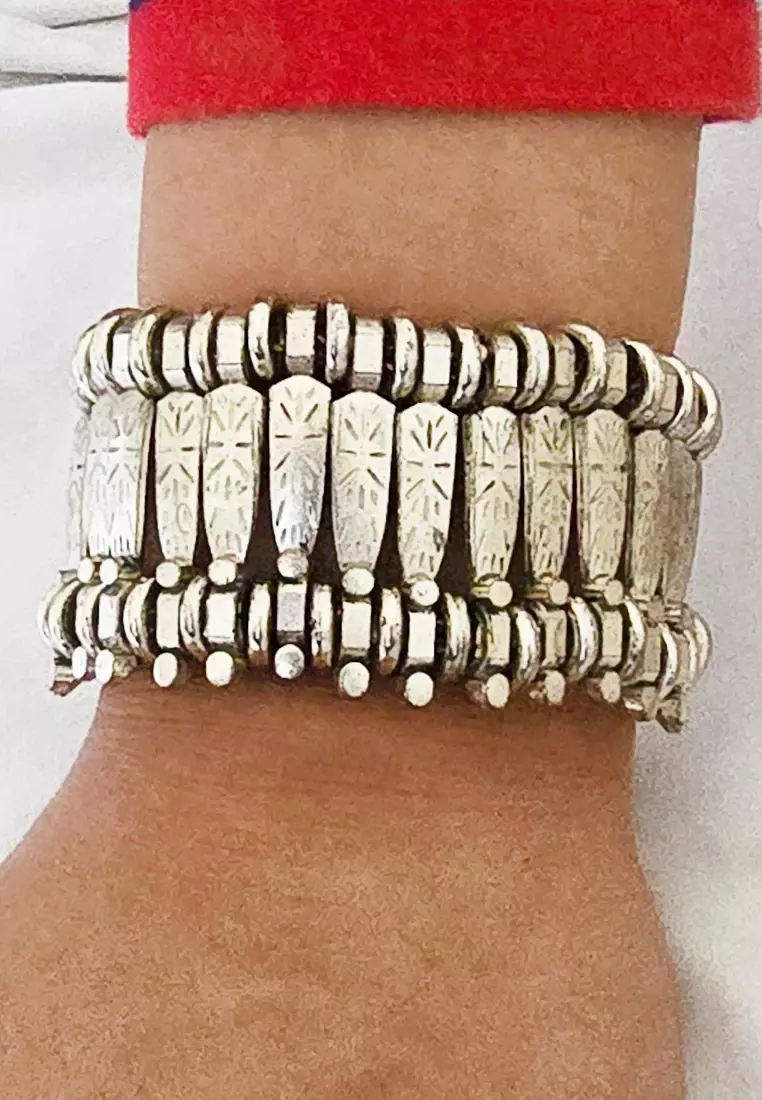 Aksesoris Wanita Perhiasan Ottoman Bracelet Gelang Wanita Silver