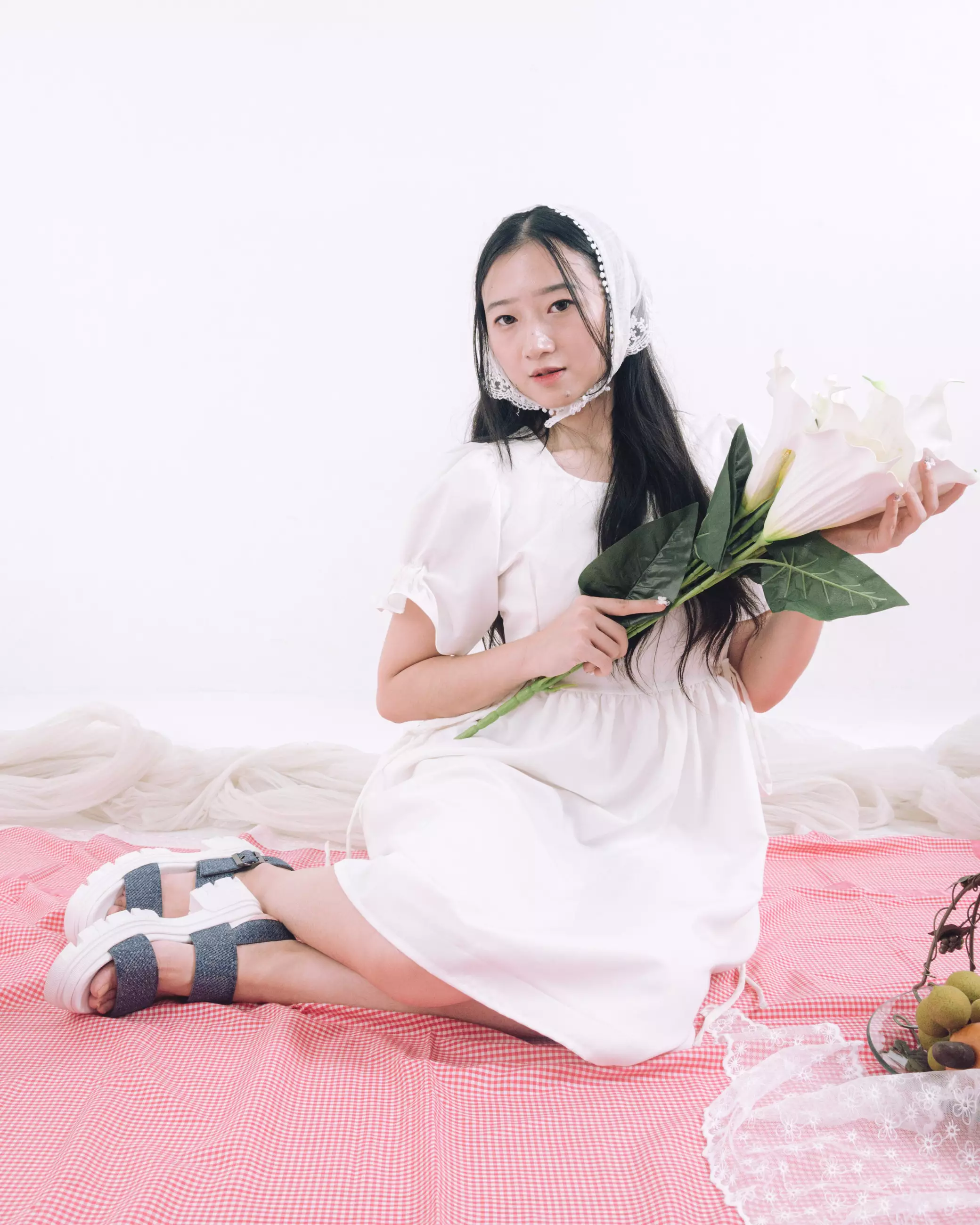 Izzy Platform Sandal in Denim