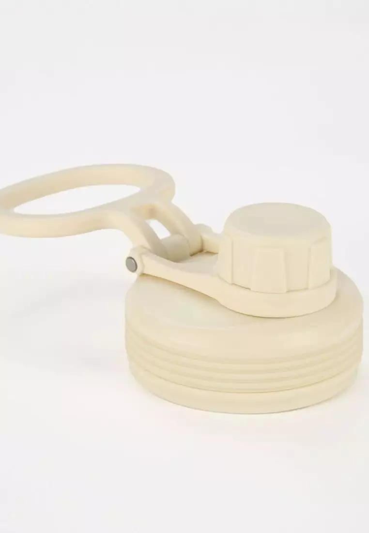 Crossing Urban Ceramic S/S Insulated Screw Cap Sports Bottle With Handle 600ml - Heirloom Blue Cotton (Mix)