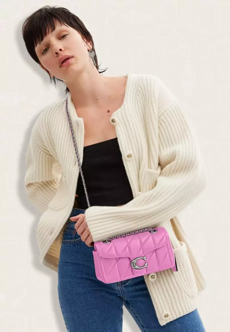 Coach Tabby Shoulder Bag 20 With Pillow Quilting Fuchsia