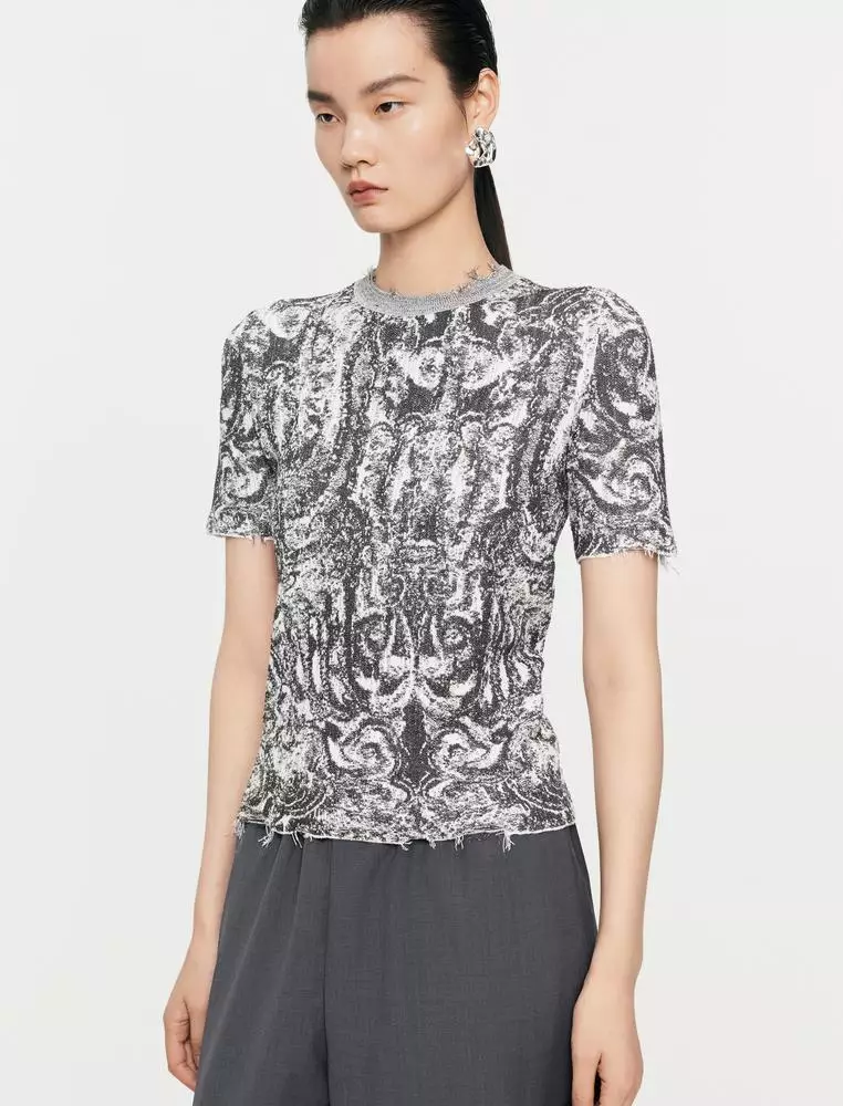 Short sleeves Pullovers Knitted sweaters