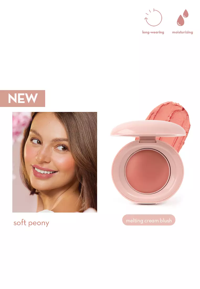 Buy Happy Skin Second Skin Melting Cream Blush in Soft Peony 2024 ...