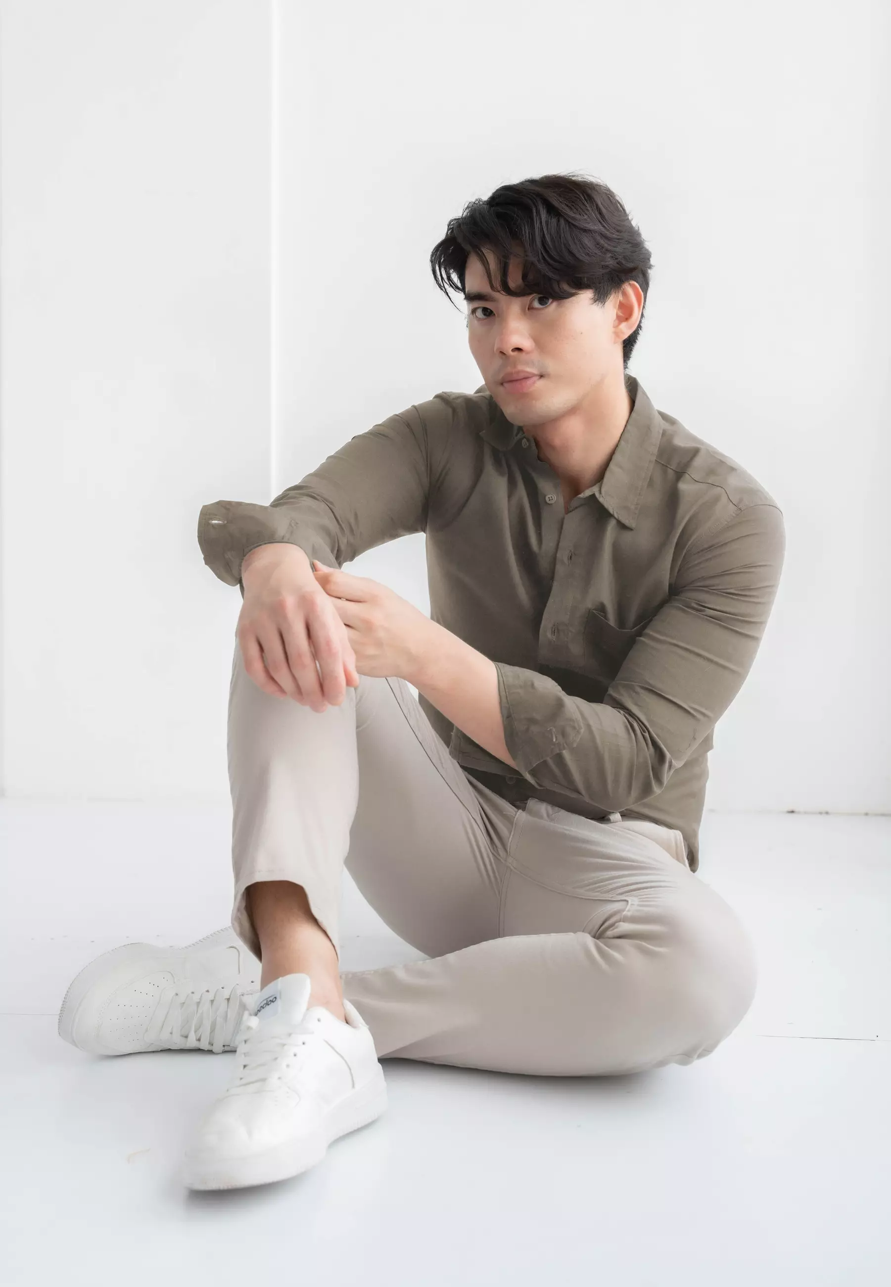 Kale Manley Brown / Kemeja Lengan Panjang