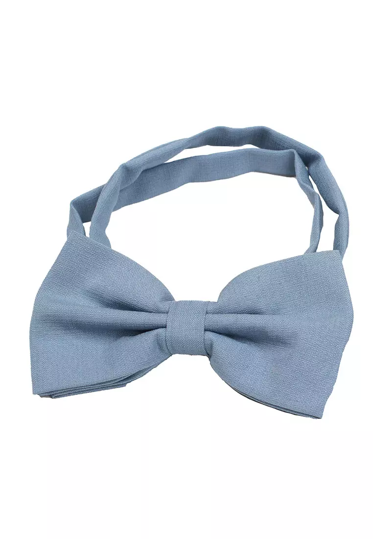 Houseofcuff Dasi Kupu Bowtie Pocket Square Saputangan Sky Blue A29