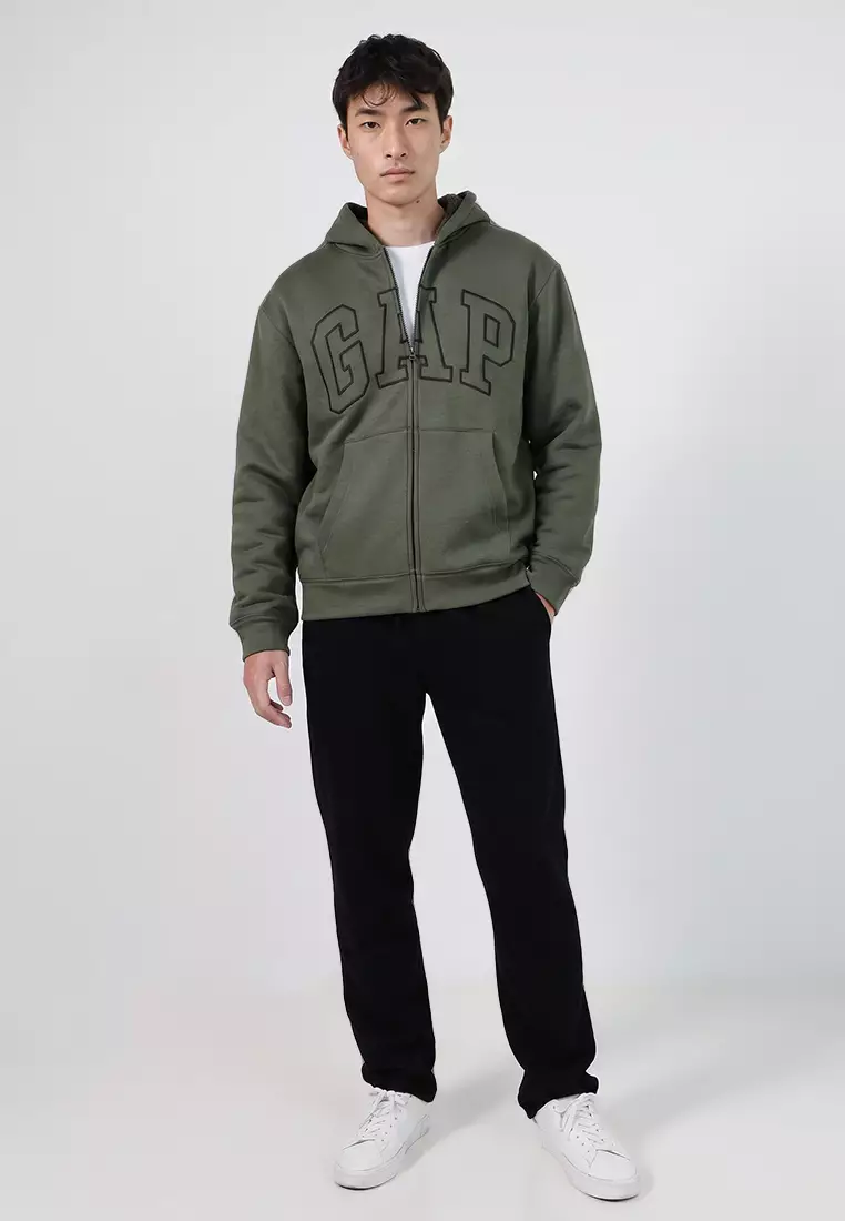 Arch Sherpa Zip Hoodie
