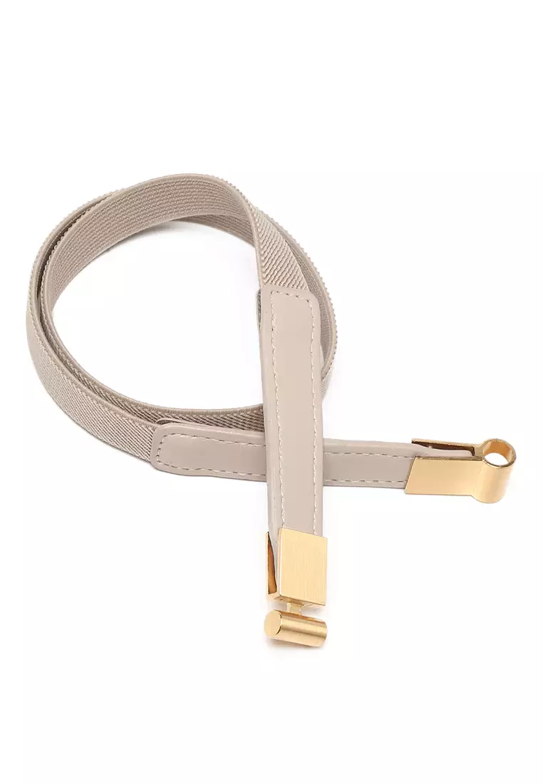 GYKACO JANE Beige - Ikat Pinggang Wanita - Fashion Belt / Sabuk (Import)