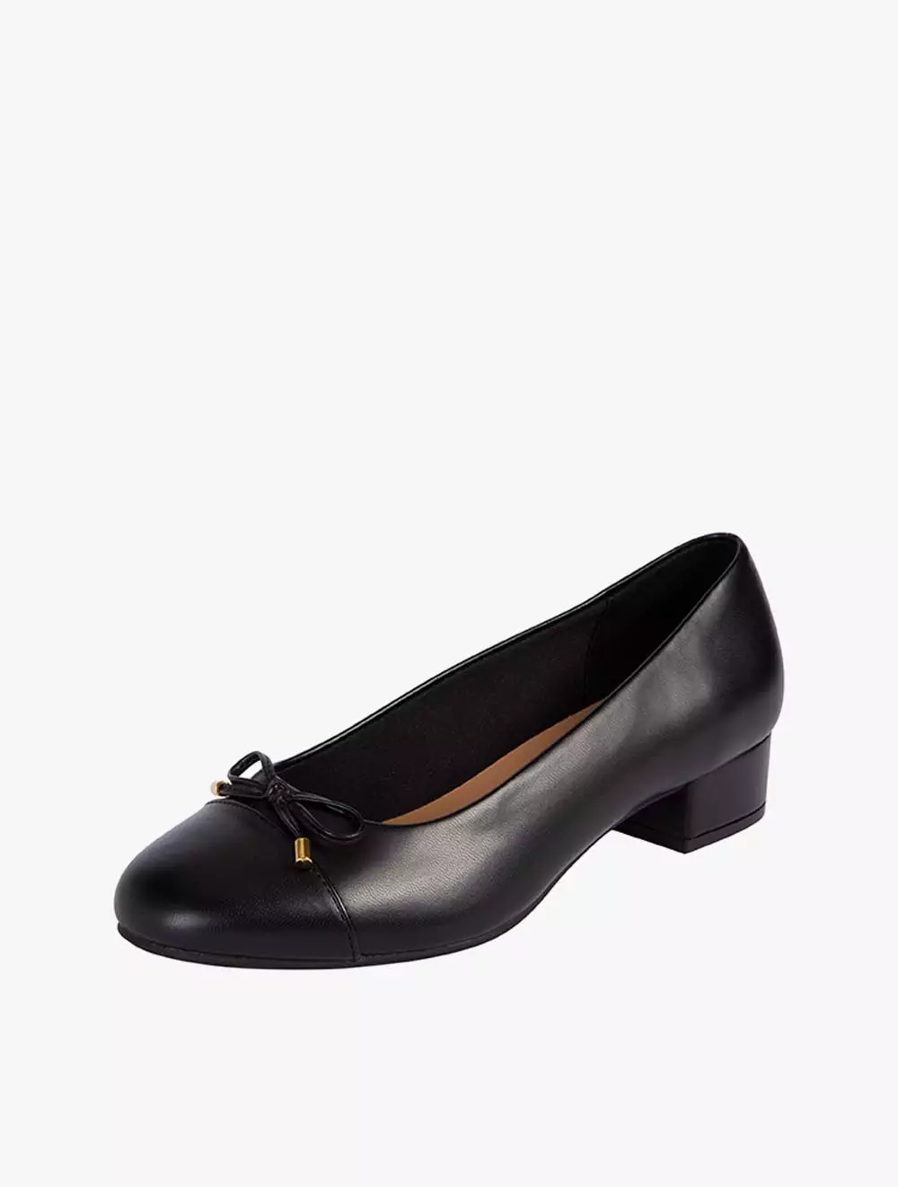 Payless Fioni Womens Gracey Captoe Heels - Black_04