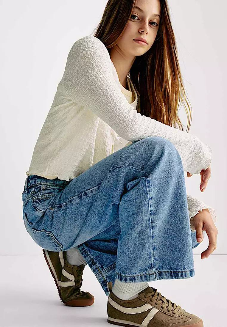 Regular Fit Denim Flared Jeans