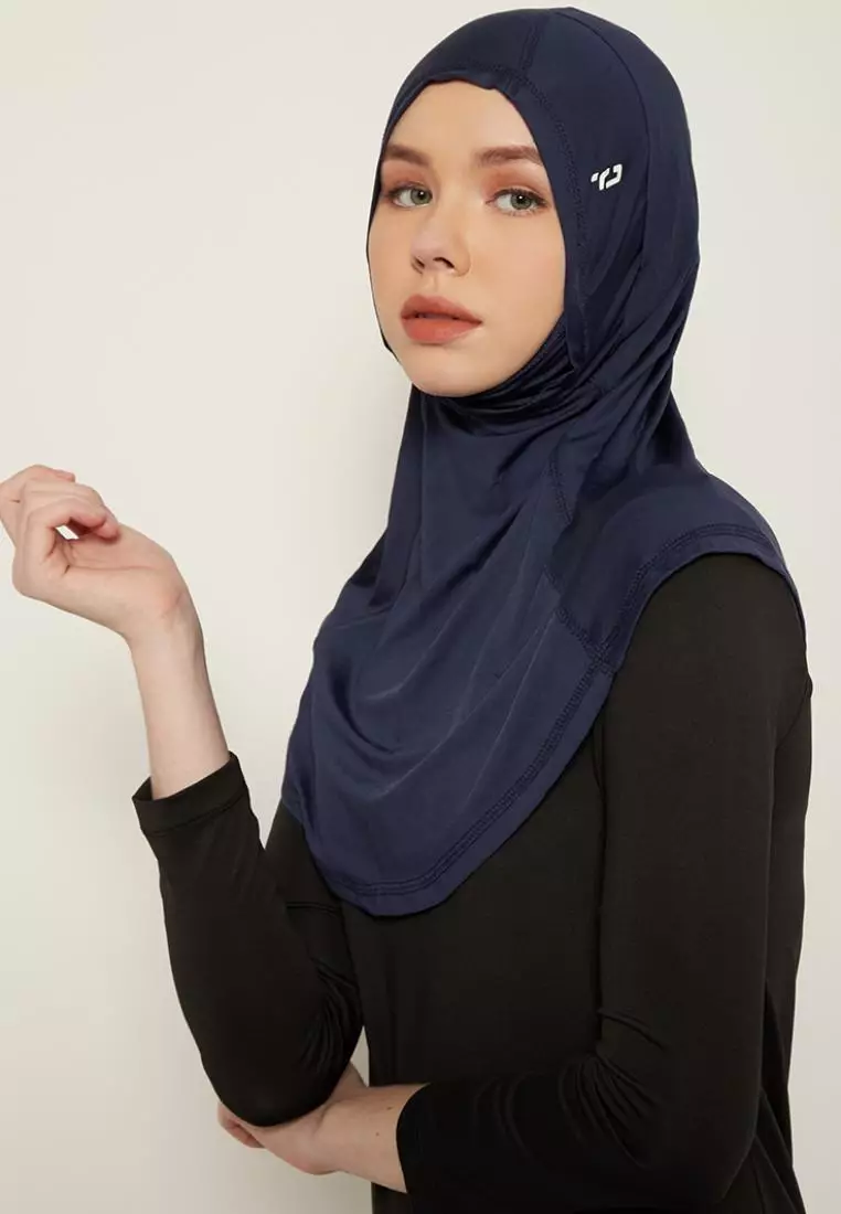 Td Active LH051 kerudung olahraga dengan penutup mulut hijab sport Alfa