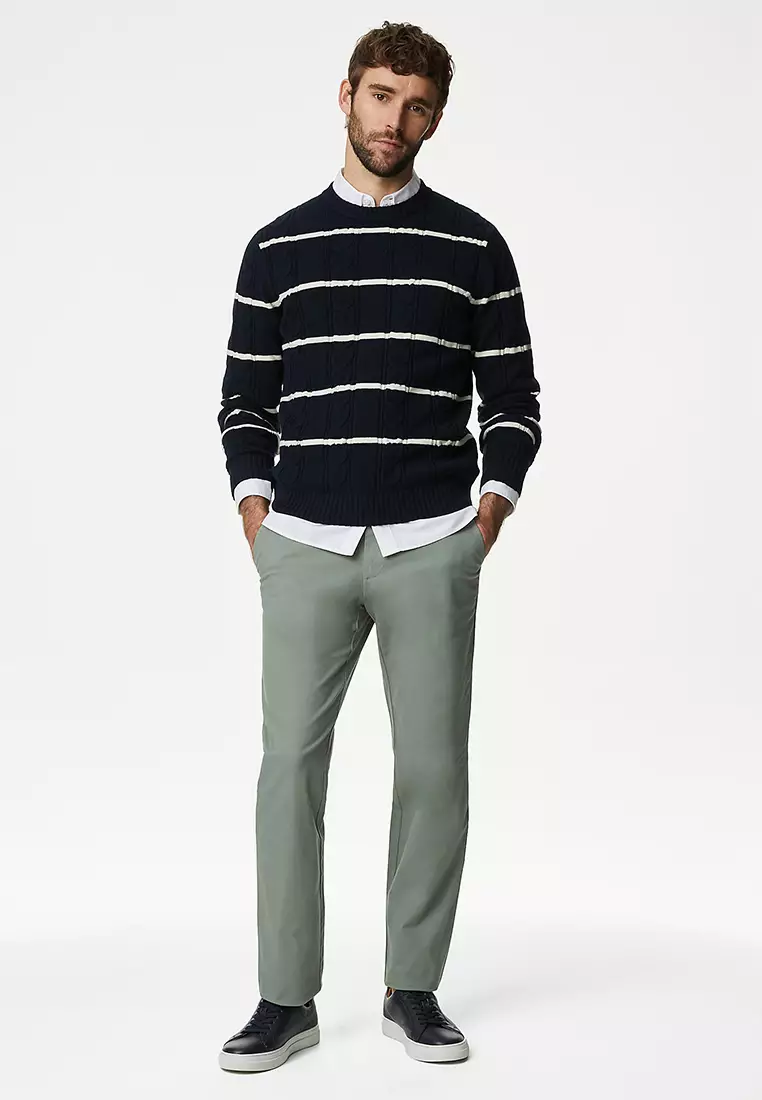 Regular Fit Stretch Chinos