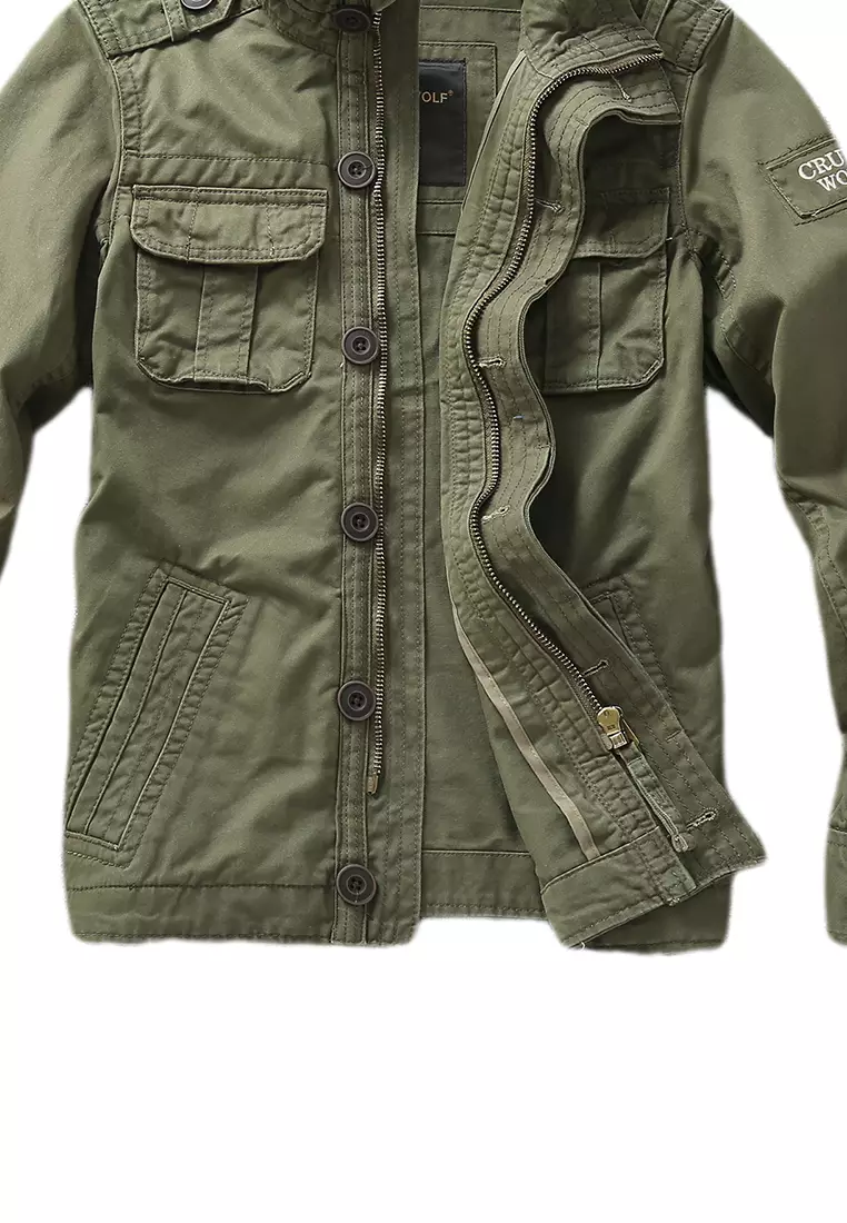 Stand Collar Workwear Jacket QZZ268