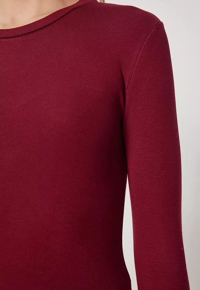 Crew Neck Long Sleeves Top 2-Pack