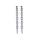 Glamorousky white Fashion Simple Plated Black Geometric Tassel Cubic Zirconia Earrings 3F534AC2D9A4F2GS_1
