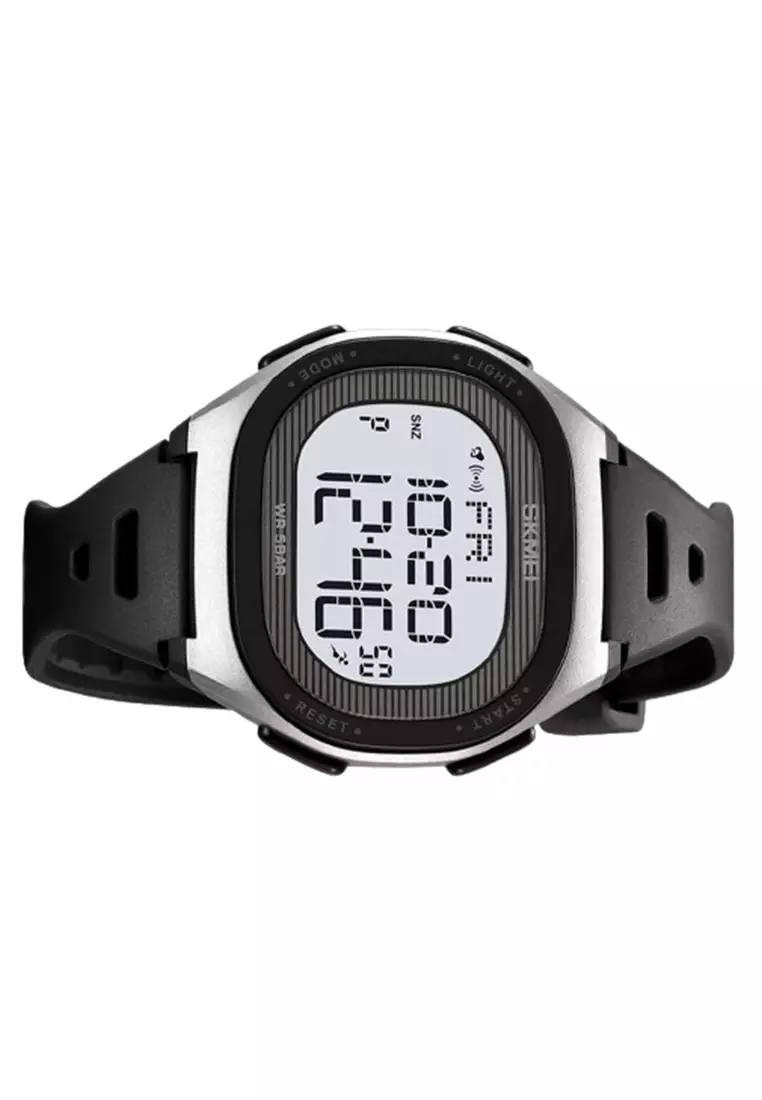 Jam Tangan Digital Pria SKMEI 2189 Fashion Water Resist ORIGINAL - Silver