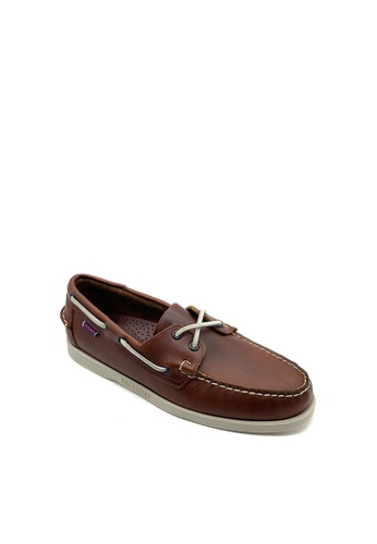 Sebago brown Docksides Men's Shoes 591CDSHF90173AGS_1